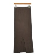 Dou Dou（ドゥドゥ）ロング・マキシ丈スカート 茶 サイズ:F レディース/2200635656278