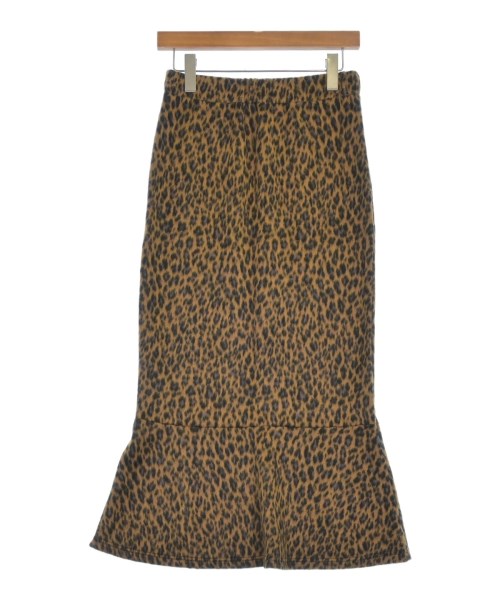 Dou Dou（ドゥドゥ）ロング・マキシ丈スカート 茶 サイズ:F レディース/2200627519017