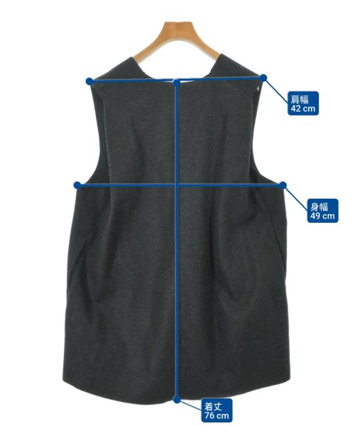 Dou Dou（ドゥドゥ）ベスト 黒 サイズ:F レディース/2200632715039