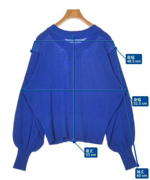 Dou Dou（ドゥドゥ）ニット・セーター 青 サイズ:M レディース/2200633379087