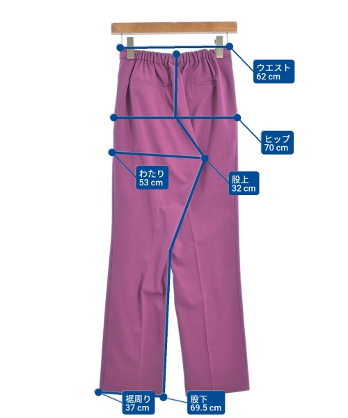 Dou Dou（ドゥドゥ）スラックス ピンク サイズ:36(S位) レディース/2200611488022