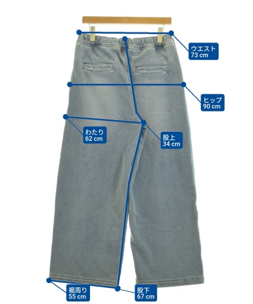 Dou Dou（ドゥドゥ）スウェットパンツ 青 サイズ:38(M位) レディース/2200650926127