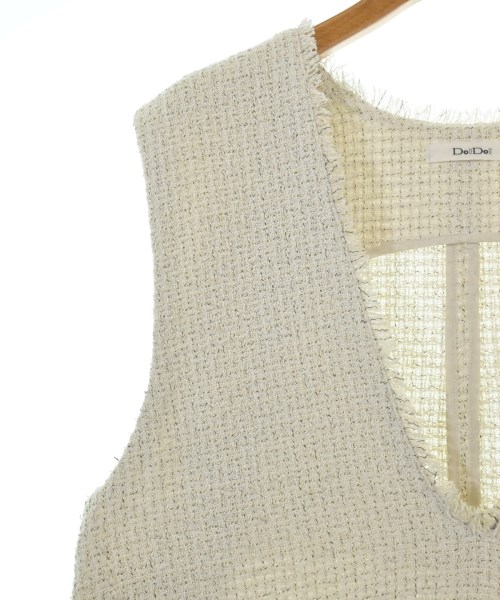 Dou Dou（ドゥドゥ）ベスト 白 サイズ:F レディース/2200644208109