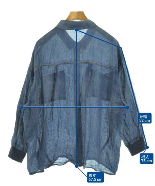 Dou Dou（ドゥドゥ）カジュアルシャツ 紺 サイズ:F レディース/2200657231323