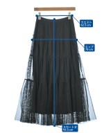 Dou Dou（ドゥドゥ）ロング・マキシ丈スカート 黒 サイズ:F レディース/2200682018012