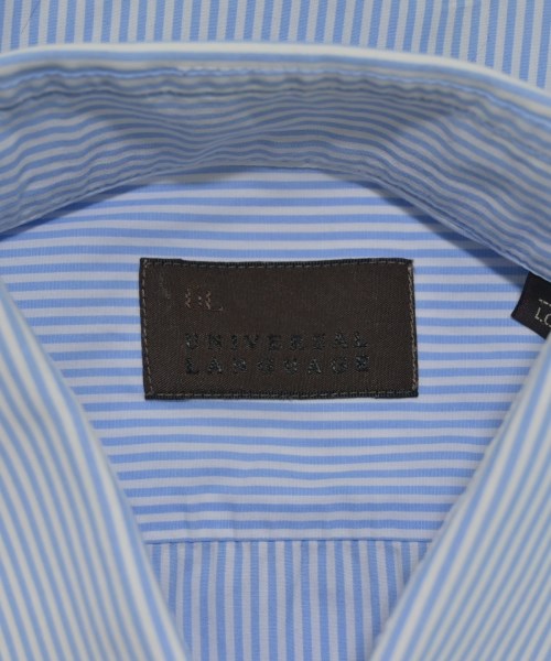 UNIVERSAL LANGUAGE（ユニバーサルランゲージ）ドレスシャツ 青 サイズ:44(S位) メンズ/2200530191034