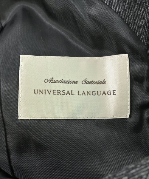 UNIVERSAL LANGUAGE（ユニバーサルランゲージ）チェスターコート グレー サイズ:M メンズ/2200611139078