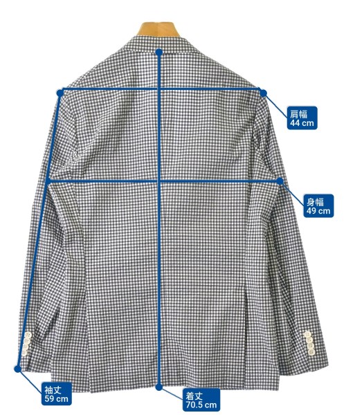 UNIVERSAL LANGUAGE（ユニバーサルランゲージ）カジュアルジャケット 紺 サイズ:M メンズ/2200606741019