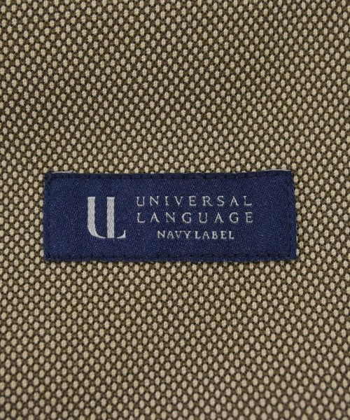 UNIVERSAL LANGUAGE（ユニバーサルランゲージ）テーラードジャケット ベージュ サイズ:165cm(XS位) メンズ/2200668650052