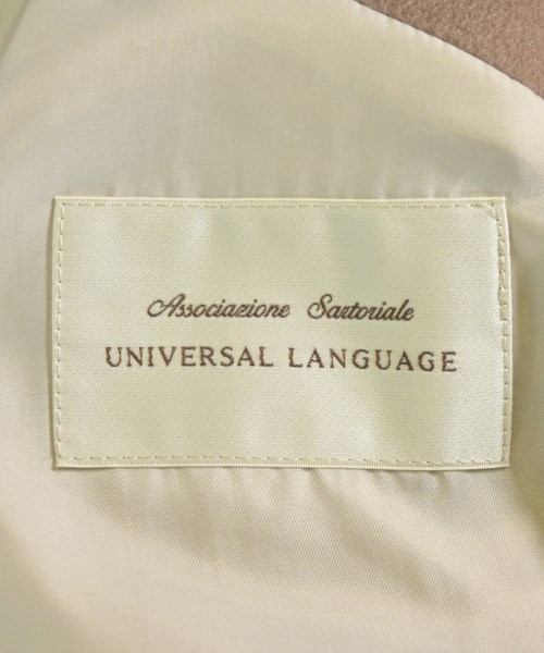 UNIVERSAL LANGUAGE（ユニバーサルランゲージ）ステンカラーコート ベージュ サイズ:S メンズ/2200675993036