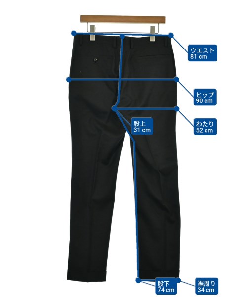 UNIVERSAL LANGUAGE（ユニバーサルランゲージ）スラックス 黒 サイズ:L メンズ/2200652142082