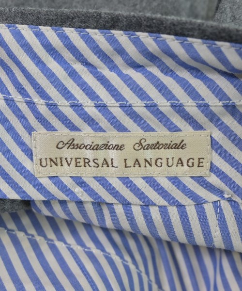 UNIVERSAL LANGUAGE（ユニバーサルランゲージ）スラックス グレー サイズ:S メンズ/2200711689060