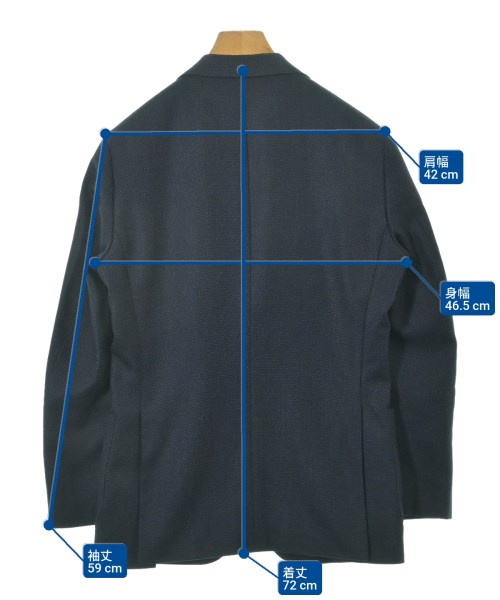 UNIVERSAL LANGUAGE（ユニバーサルランゲージ）テーラードジャケット 紺 サイズ:46(M位) メンズ/2200654293010