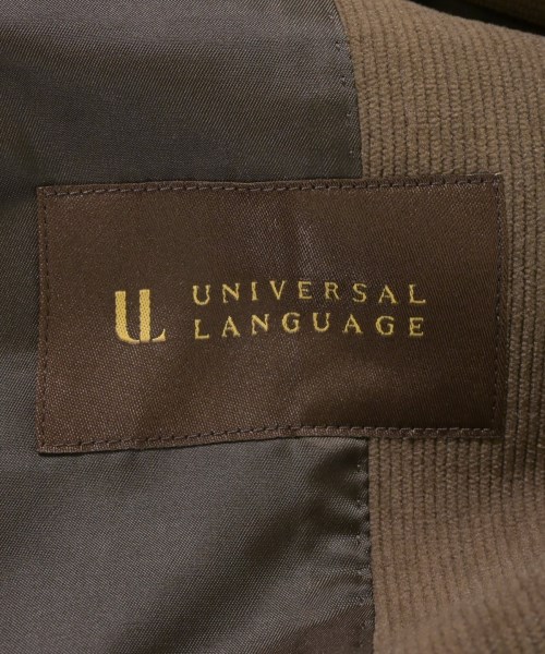 UNIVERSAL LANGUAGE（ユニバーサルランゲージ）ビジネス 茶 サイズ:LL/L メンズ/2200702221033