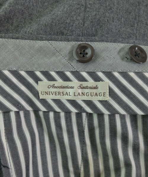 UNIVERSAL LANGUAGE（ユニバーサルランゲージ）スラックス グレー サイズ:M メンズ/2200706289015