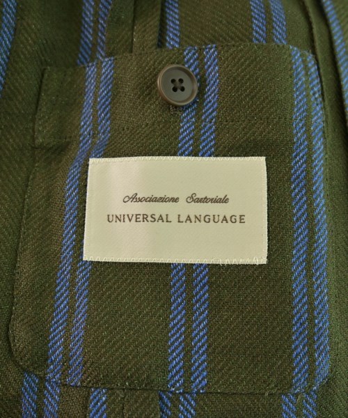 UNIVERSAL LANGUAGE（ユニバーサルランゲージ）テーラードジャケット カーキ サイズ:44(S位) メンズ/2200662521044