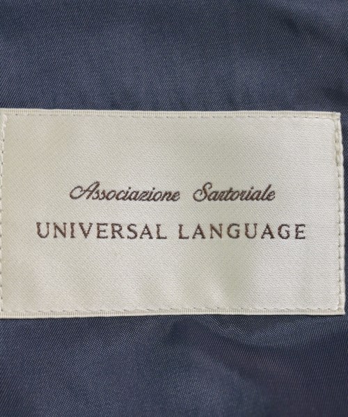 UNIVERSAL LANGUAGE（ユニバーサルランゲージ）チェスターコート 紺 サイズ:L メンズ/2200728615014