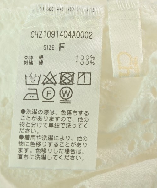 Chico（チコ）ブラウス 白 サイズ:F レディース/2200676615067