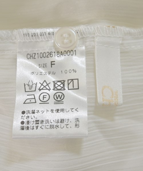 Chico（チコ）ブラウス 白 サイズ:F レディース/2200682509015