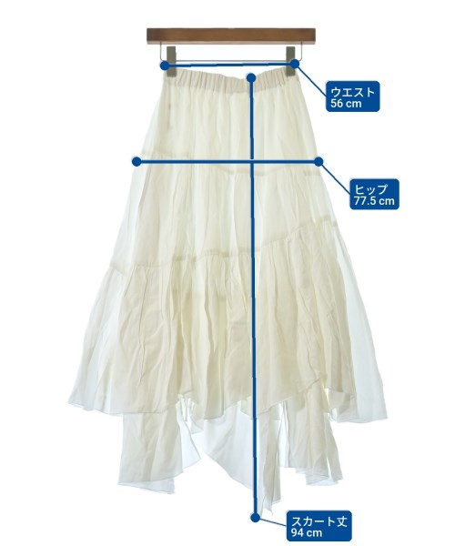 Chico（チコ）ロング・マキシ丈スカート 白 サイズ:F レディース/2200639502038