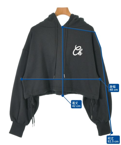 Chico（チコ）パーカー 黒 サイズ:F レディース/2200642376060