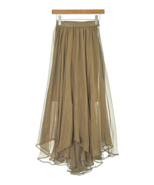 Chico(チコ)ロング・マキシ丈スカート 茶 サイズ:F/2200652414035