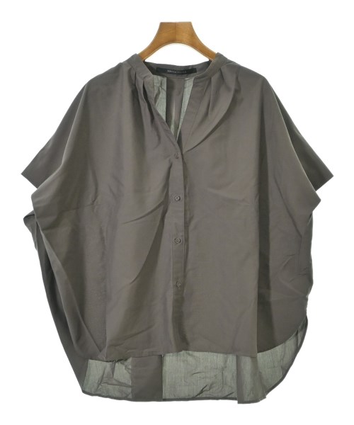 YECCA VECCA(イェッカヴェッカ)ブラウス 茶 サイズ:F/2200672195297