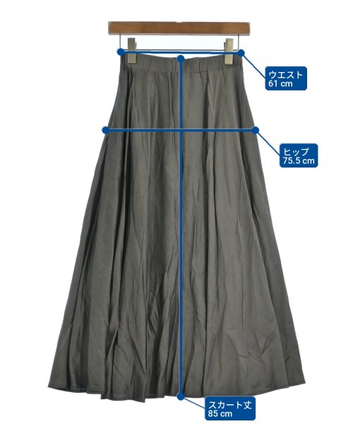 YECCA VECCA（イェッカヴェッカ）ロング・マキシ丈スカート グレー サイズ:F レディース/2200715459249