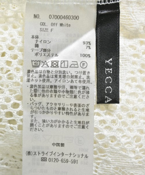 YECCA VECCA（イェッカヴェッカ）ワンピース 白 サイズ:F レディース/2200715459355