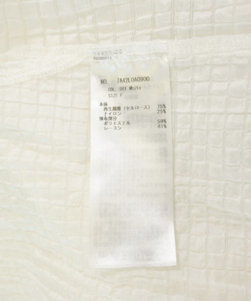 YECCA VECCA（イェッカヴェッカ）カジュアルシャツ 白 サイズ:F レディース/2200722540121