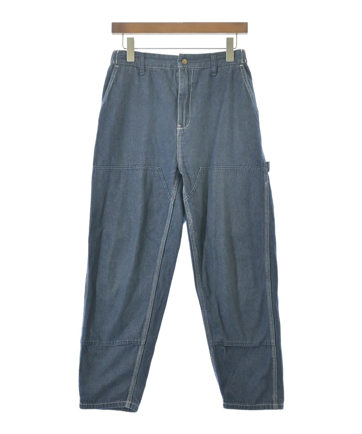 ニコアンド　デニム　新品タグ付　サイズL niko and（ニコアンド）デニムパンツ 紺 サイズ:M レディース