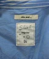 niko and...（ニコアンド）カジュアルシャツ 青 サイズ:L メンズ/2200634778018