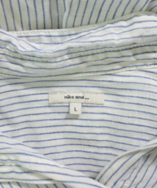 niko and...（ニコアンド）カジュアルシャツ 白 サイズ:L レディース/2200634778032