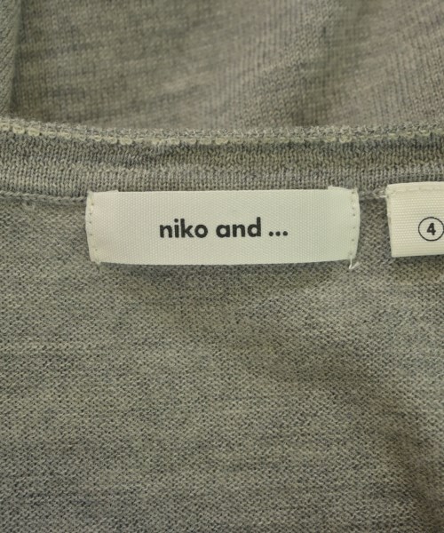niko and...（ニコアンド）カーディガン グレー サイズ:4(L位) レディース/2200621086096