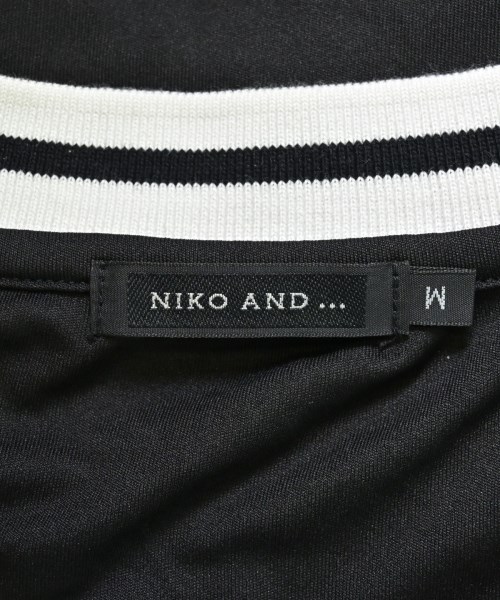 niko and...（ニコアンド）Tシャツ・カットソー 黒 サイズ:M メンズ/2200636052086