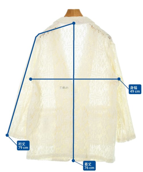 niko and...（ニコアンド）ジャケット 白 サイズ:F レディース/2200636782020