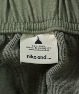 niko and...（ニコアンド）スウェットパンツ カーキ サイズ:F レディース/2200614521139
