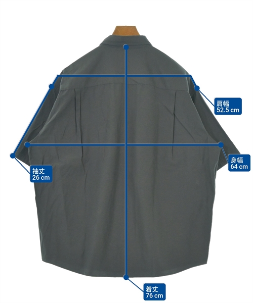 niko and...（ニコアンド）カジュアルシャツ グレー サイズ:M メンズ/2200621431094