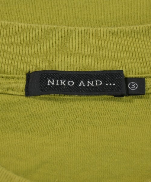 niko and...（ニコアンド）Tシャツ・カットソー 緑 サイズ:3(M位) メンズ/2200621431131
