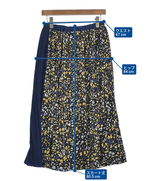 niko and...（ニコアンド）ロング・マキシ丈スカート 黒 サイズ:3(M位) レディース/2200630070048