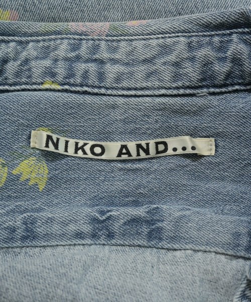 niko and...（ニコアンド）カジュアルシャツ 青 サイズ:F レディース/2200623658161
