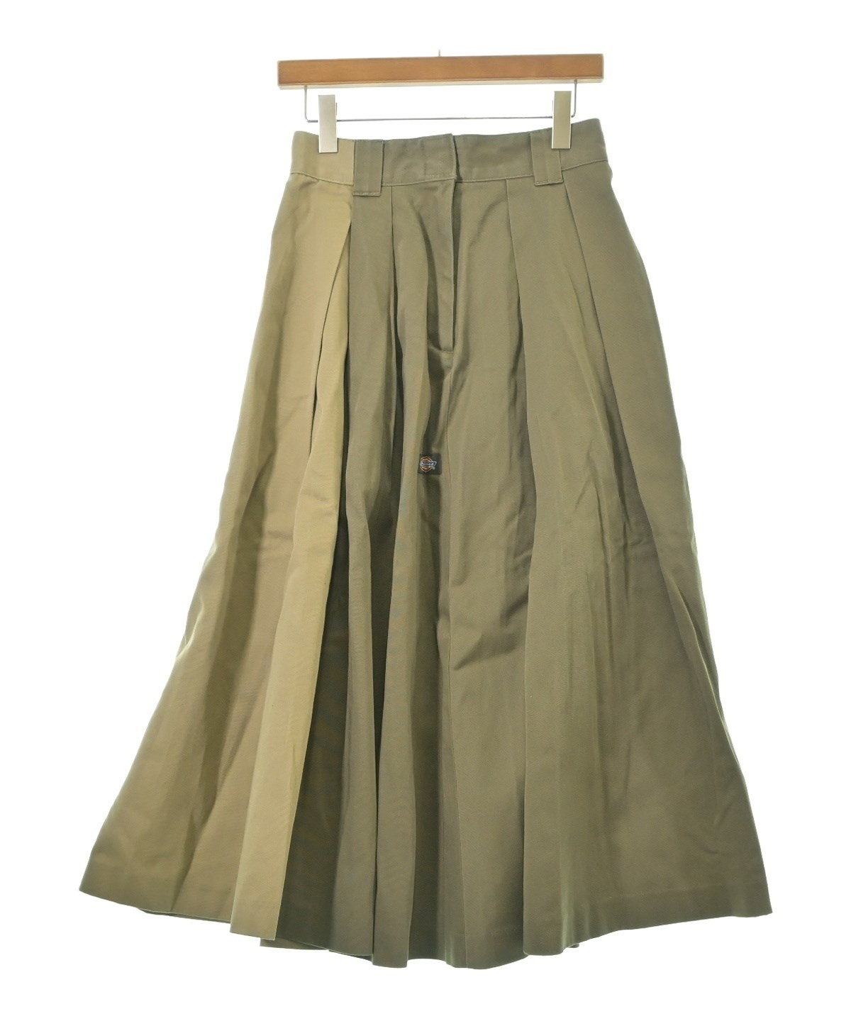 niko and（ニコアンド）ロング・マキシ丈スカート カーキ サイズ:M