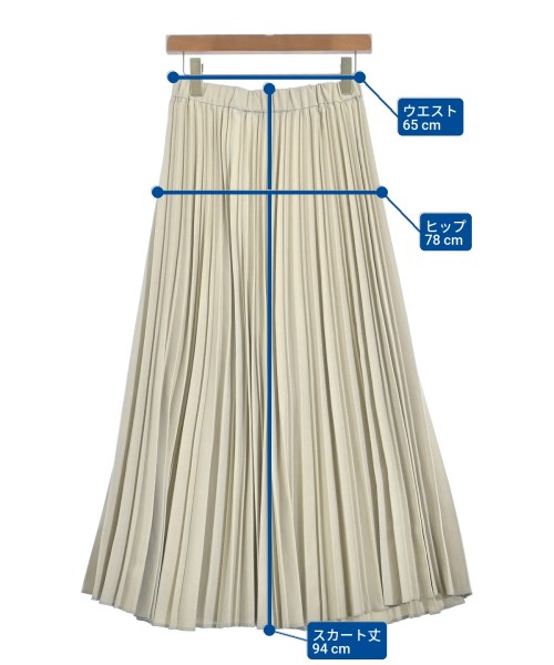 niko and...（ニコアンド）ロング・マキシ丈スカート ベージュ サイズ:3(M位) レディース/2200634997013