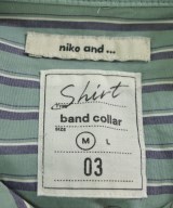 niko and...（ニコアンド）カジュアルシャツ 緑 サイズ:M レディース/2200624040019