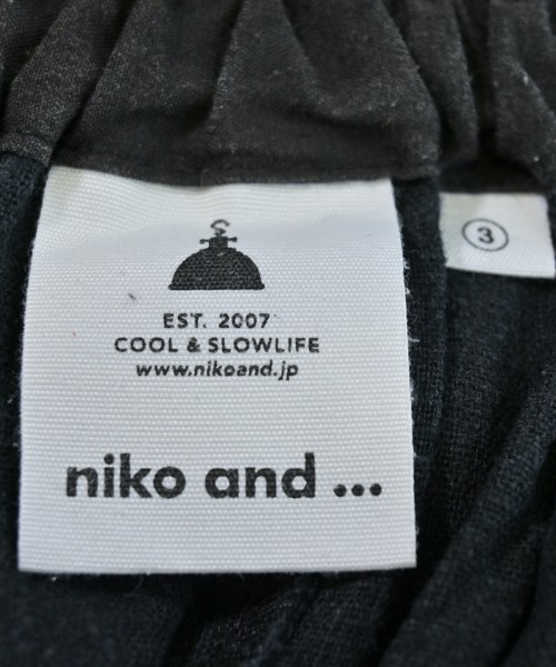 niko and...（ニコアンド）その他 黒 サイズ:3(M位) レディース/2200641549045