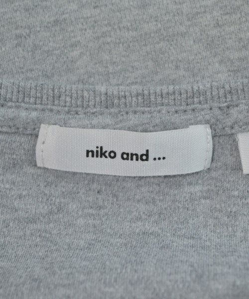 niko and...（ニコアンド）Tシャツ・カットソー グレー サイズ:3(M位) レディース/2200641549090