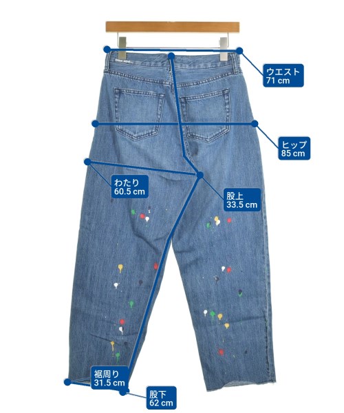 niko and...（ニコアンド）デニムパンツ 青 サイズ:L レディース/2200641841392