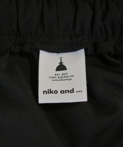 niko and...（ニコアンド）ロング・マキシ丈スカート 黒 サイズ:F レディース/2200624021049