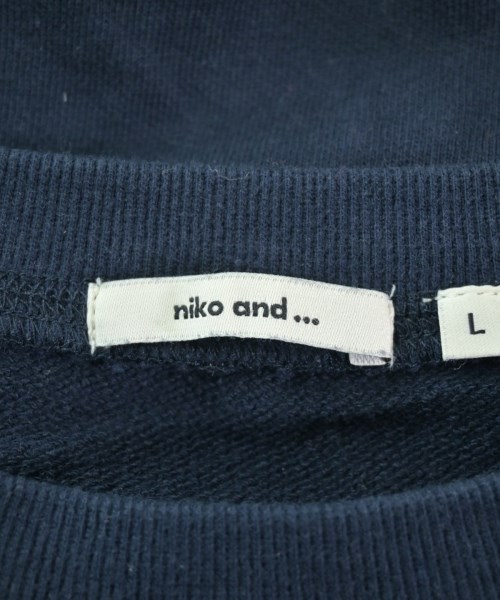 niko and...（ニコアンド）スウェット 紺 サイズ:L レディース/2200624021124