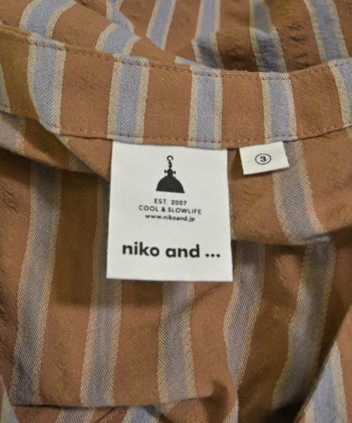 niko and...（ニコアンド）ワンピース 茶 サイズ:3(M位) レディース/2200626888046